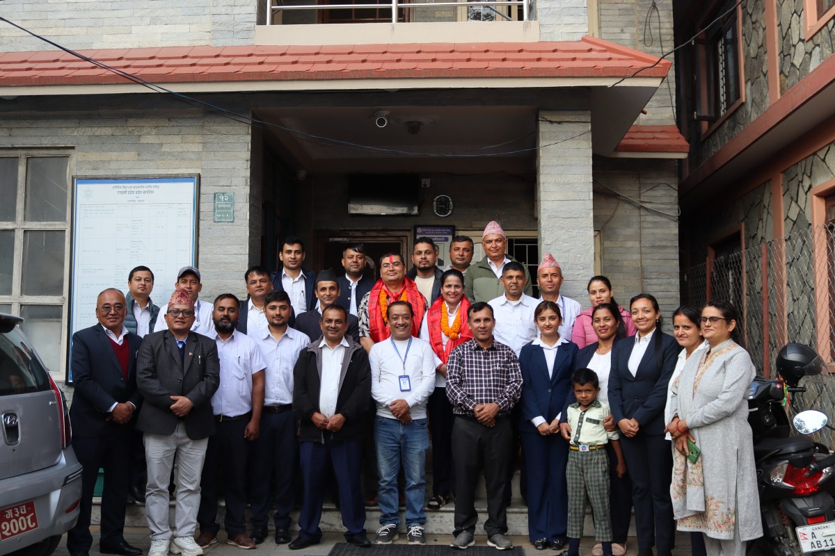 CTEVT Gandaki Province Office Faculty Members along with principal of constituent institute.
